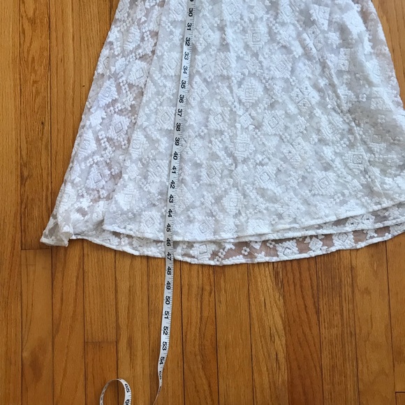 REBECCA MINKOFF Falcon White Lace Dress SZ 2 - Picture 10 of 11